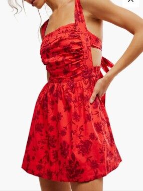 free people Meet Me in Maui Mini Dress  size lg New With Tags